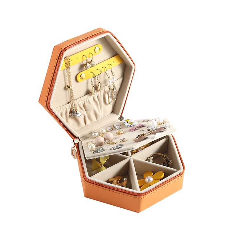 orange jewelry storage case wholesale