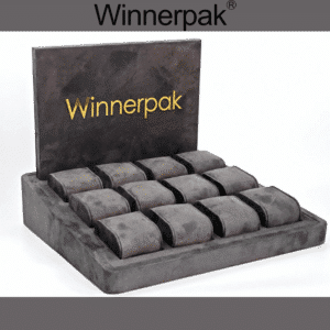 4x3 Luxury Suede Watch Display Tray | Wholesale & Custom | Winnerpak China