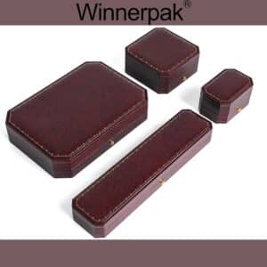 CC12B collection: set box, pendant box, long chain box, and ring box